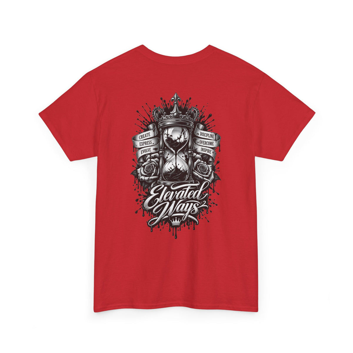 Let the Ink Bleed T-Shirt — Gothic Hourglass & Ink Graphic Tee