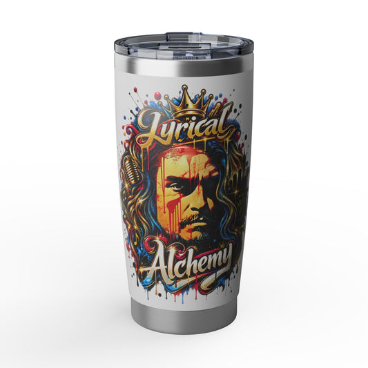 Lyrical Alchemy 20 oz Tumbler | Artist Graffiti Travel Cup