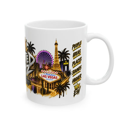 Elevated Wayz Crown Logo Mug | Las Vegas Streetwear Coffee Cup