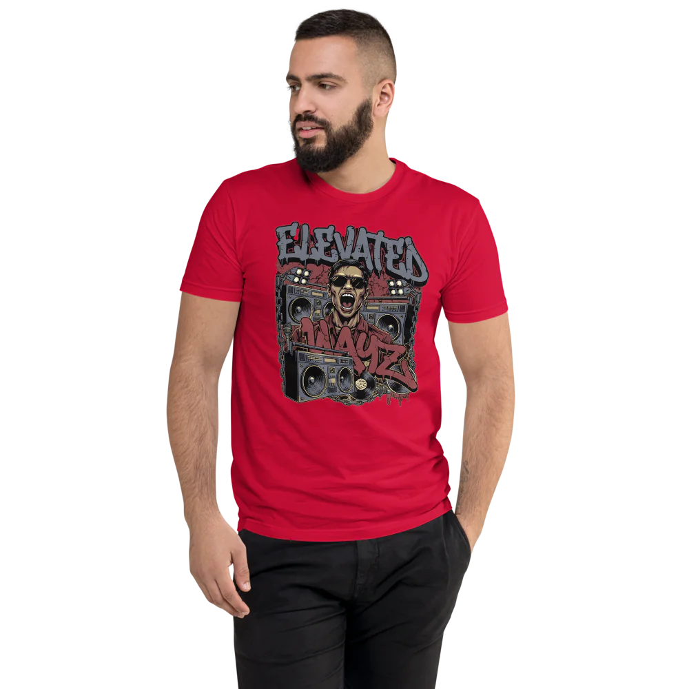 Elevated Wayz Hip Hop Vibes Fitted Tee