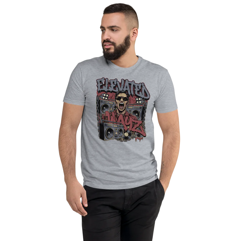 Elevated Wayz Hip Hop Vibes Fitted Tee