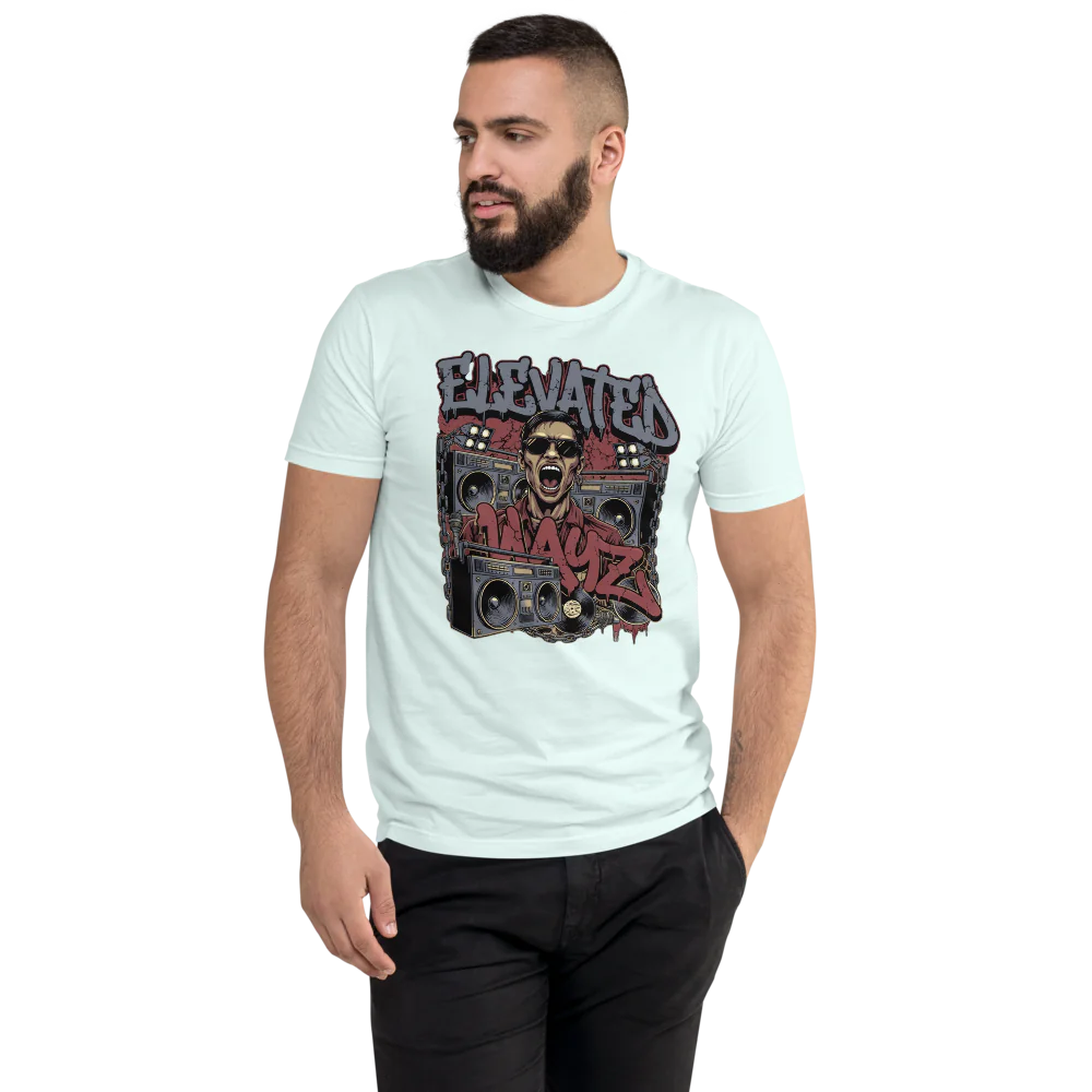 Elevated Wayz Hip Hop Vibes Fitted Tee