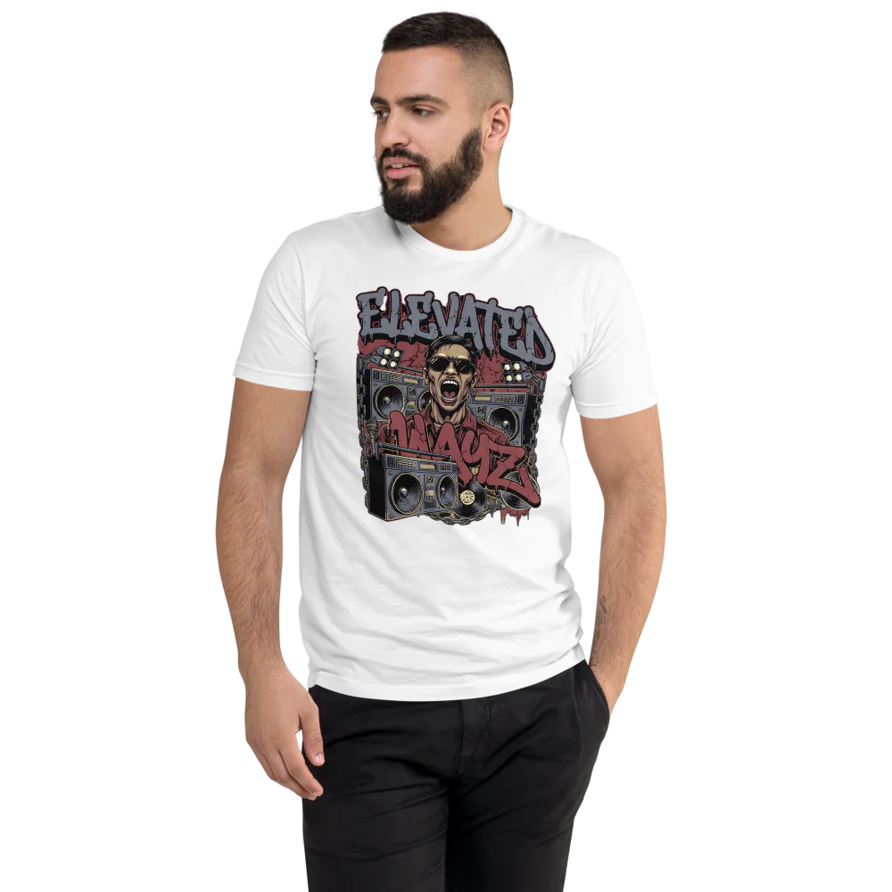 Elevated Wayz Hip Hop Vibes Fitted Tee