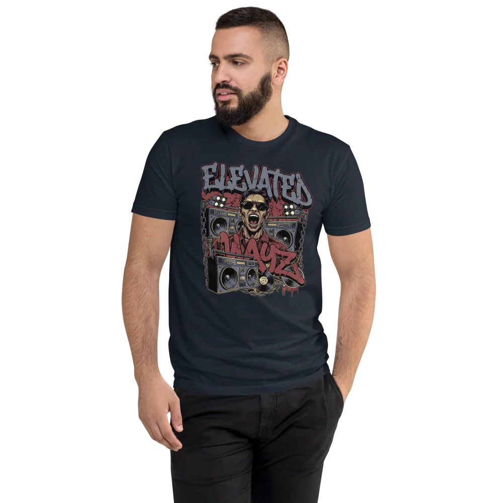 Elevated Wayz Hip Hop Vibes Fitted Tee
